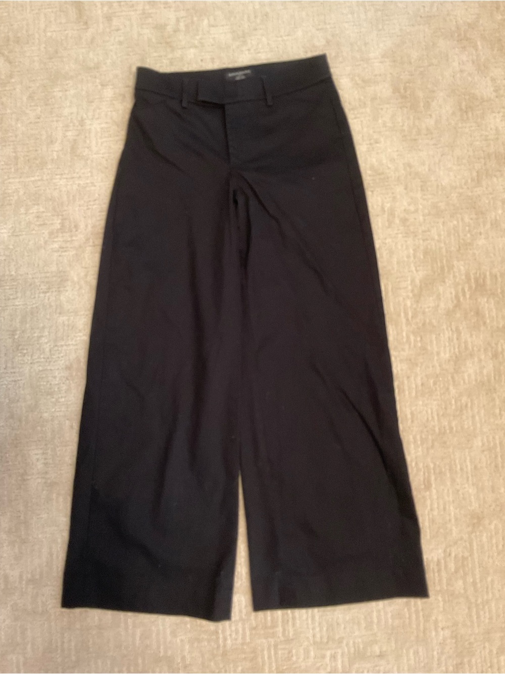 ♠️Banana Republic Wide Leg Black Pants 4 EUC Minimalist Capsule Classic Timeless